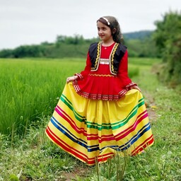لباس محلی دخترانه 8 تا 9 سال کد6
