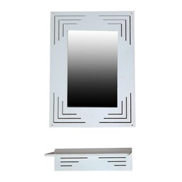 آینه کنسول خونه خاص مدل خطی رنگ سفید