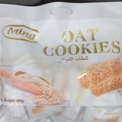 شکلات غلات رژیمی OAT cookies ming در بسته بندی 400 گرمی