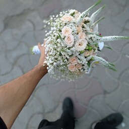 دسته گل عروس طبیعی.دسته گل عروس .دسته گل طبیعی عروس.دسته گل عروس سفید . دسته گل عروس خاص 