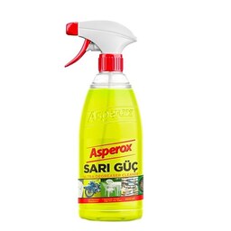 اسپری آسپروکس پاک کننده چربی گاز، سطوح و ظروف زرد حجم 1000 میل ASPEROX SARI GUC 