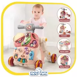 واکر آموزشی موزیکال چند کاره فان ترولیFUN TROLLEY مدل MULTI FUNCTION