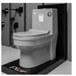توالت فرنگی کد1207 رنگ طوسی ارسال سراسر کشور هزینه ارسال با مشتری