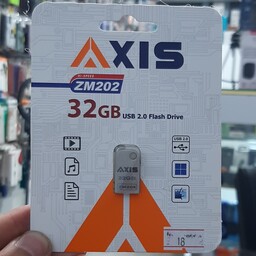 فلش مموری 32GB   USB2 مدل AXIS ZM202 گارانتی معتبر مادام العمر