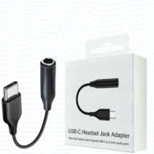 تبدیل Aux به تایپ سی مشابه اصلی سامسونگ USB- C Headphone Jack 3.5mm Adapter 