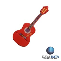 فلش مموری فانتزی دایا  دیتا  گیتار مدلPF1023-33 ظرفیت64GB-USB2 رنگ قرمز