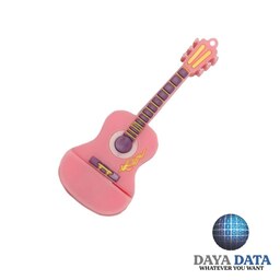 فلش مموری فانتزی دایا  دیتا  گیتار مدلPF1023-27 ظرفیت128GB-USB3 رنگ صورتی