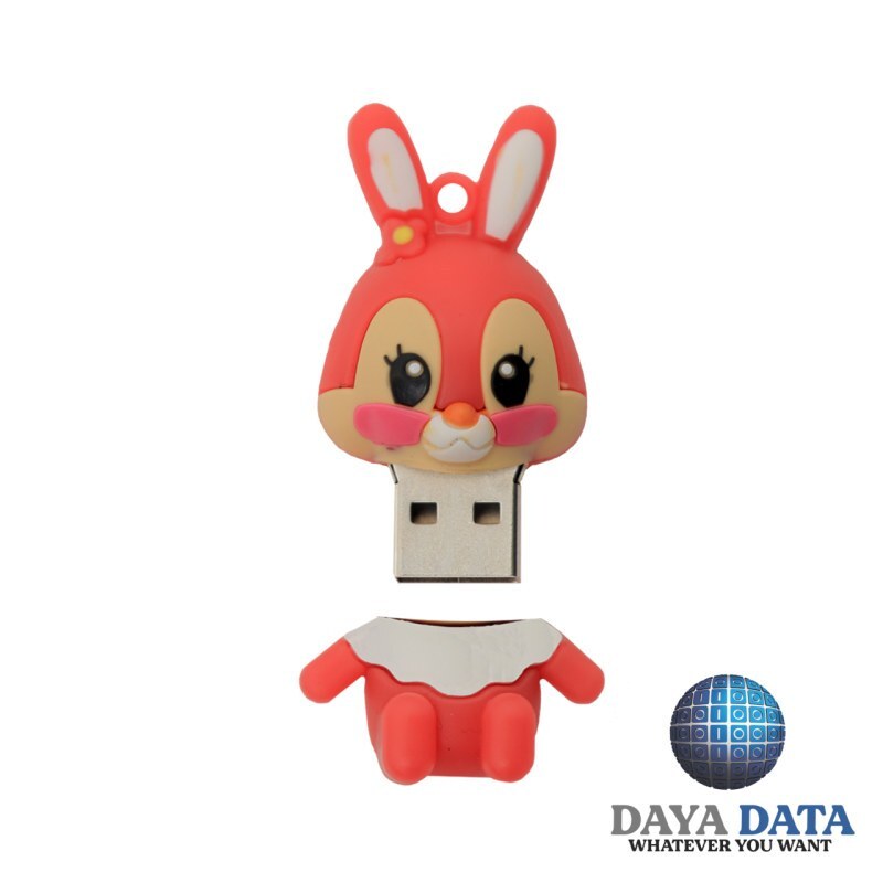 فلش مموری فانتزی دایا دیتا طرح  خرگوش  مدلPF1103-5 ظرفیت64GB -USB2  رنگ قرمز
