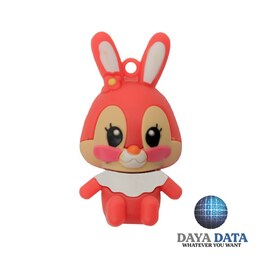 فلش مموری فانتزی دایا دیتا طرح  خرگوش  مدلPF1103-5 ظرفیت64GB -USB2  رنگ قرمز