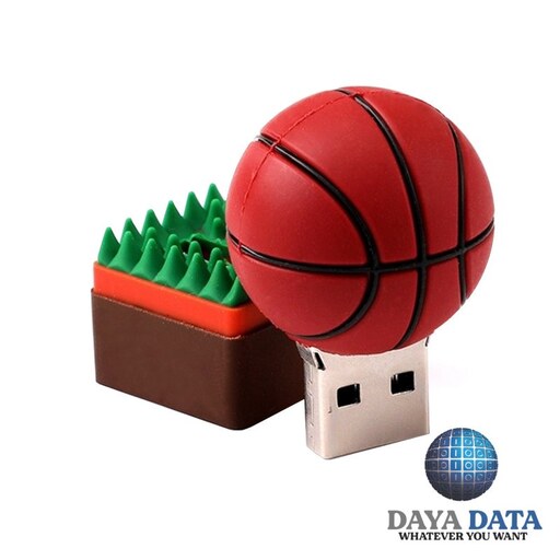 فلش مموری فانتزی دایا دیتا توپ بسکتبال روی چمن  مدل PS1006-7 ظرفیت128GB -USB2 