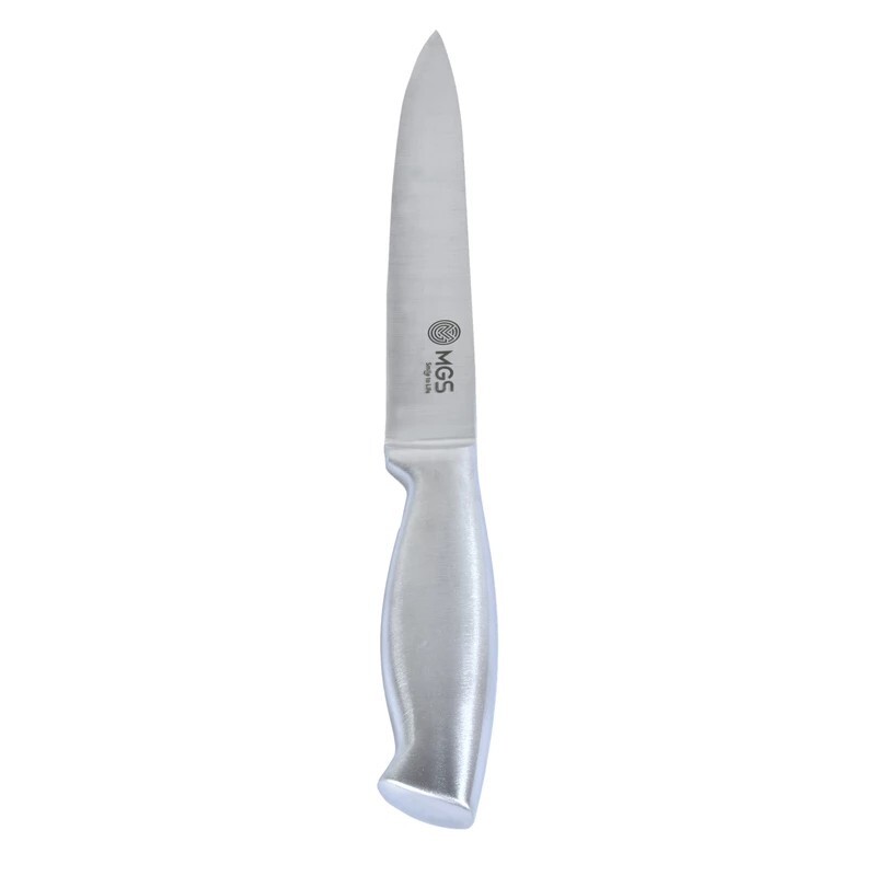 سرویس چاقوی 9دارچه ام جی اس-سرویس کارد اشپزخانه-چاقوی آشپز خانه -پوست کن دار-چاقو تیز کن دار