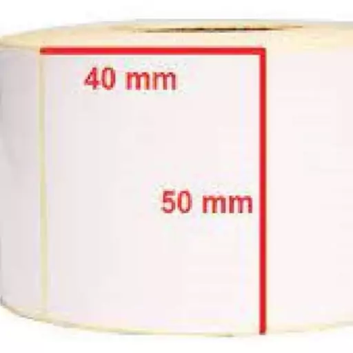 لیبل حرارتی(برچسب)40mm50mm تک ردیفه