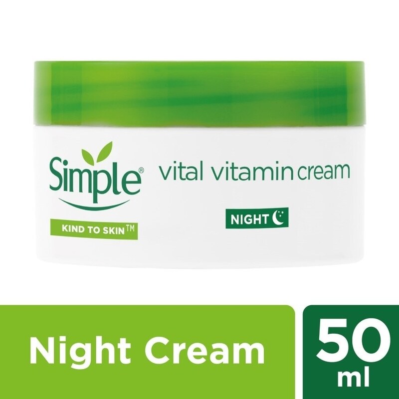کرم شب ویتامینه Vital Vitamin سیمپل simple اصلی ساخت انگلستان با ضمانت - الن گلرو