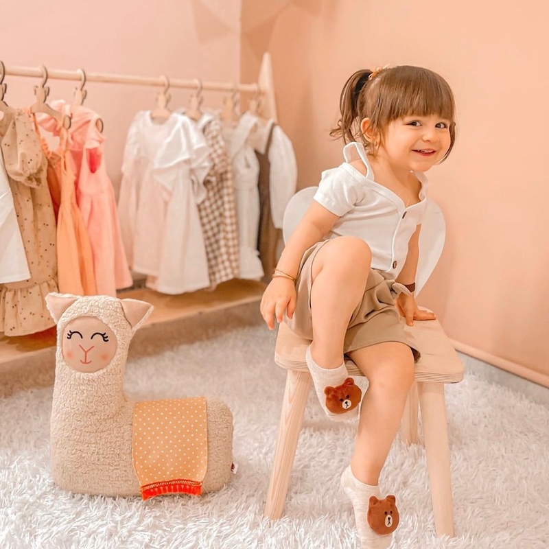 کوسن عروسکی لاما دستساز  رامن(50سانت،2رنگ)