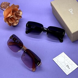 عینک آفتابی زنانه فریم لس برند Dior با UV400 