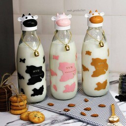 بطری شیر  طرح گاو 