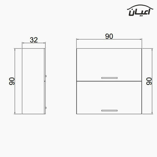    کابینت آشپزخانه اعیان مدل FH CW16 