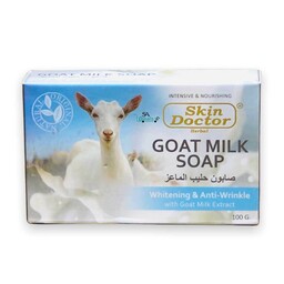  صابون شیر بز Skin Doctor سفید کننده و ضد چروک با عصاره شیر بز 100 گرم