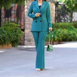 کت شلوار مجلسی زنانه  شیک در رنگبندی زیبا