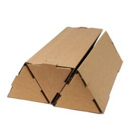جعبه بسته بندی مقوایی مدل مثلثی ابعاد 56x8x8 سانتیمتر بسته 20 عددی