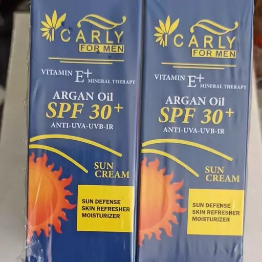 کرم ضدآفتاب مردانه بی رنگ SPF30 آی کارلی حجم 50 میلی لیتر  و SPF 25  