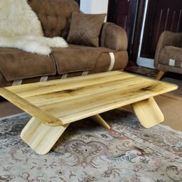 میز جلو مبلی چوبی بسیار زیبا و خاص 