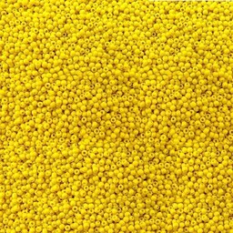 منجوق درشت گچی زرد (قطر 4 میلی متر)(بسته 5 گرمی)