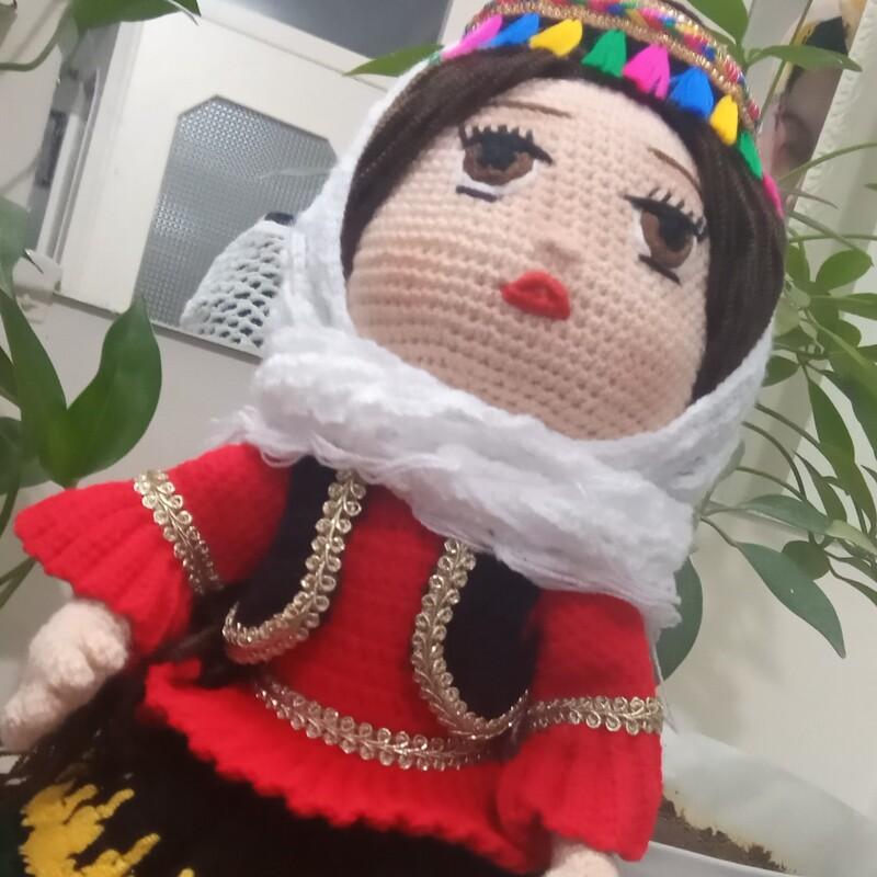 عروسک دختر گیلکی  عروسک دختر سنتی  حدود40 سانت