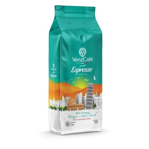 پودر قهوه اسپرسو لایت ونزکافه - 250 گرم سلفونی 250 گرمی