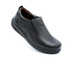 کفش چرمی مدل نیماطبی ،رنگ مشکی از سایز 40 تا 45