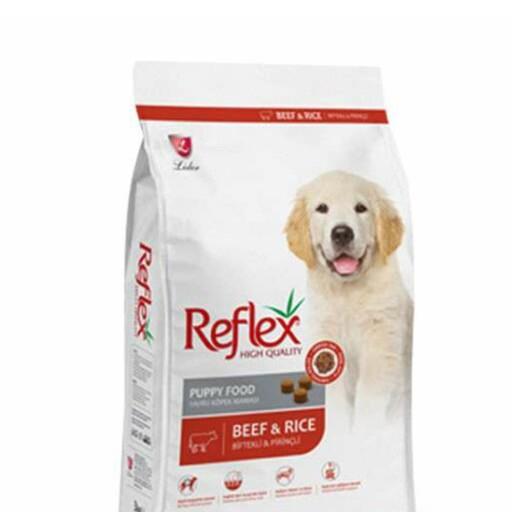 غذای خشک سگ پاپی رفلکس باطعم گوشت وبرنج 600گرمی(پسکرایه،هزینه ارسال بامشتری)