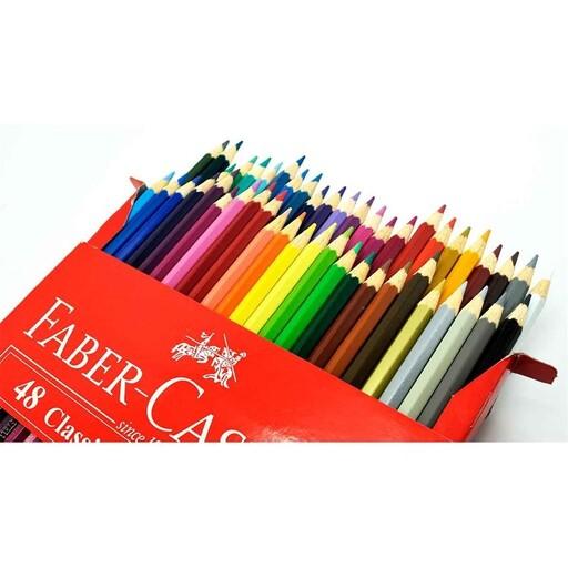 مداد رنگی فابر کاستل 48 رنگ