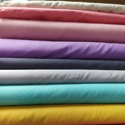 پارچه کتان نخ فیلور طرح ساده عرض 90 سانتی متر در رنگ های مختلف 