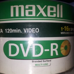پک 5 تایی DVD Maxell دی وی دی ماکسل مکسل اورجینال اصلی 