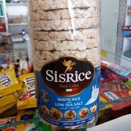 سیس رایس کیک برنجی رژیمی میان وعده رژیمی با طعمنمک دریایی