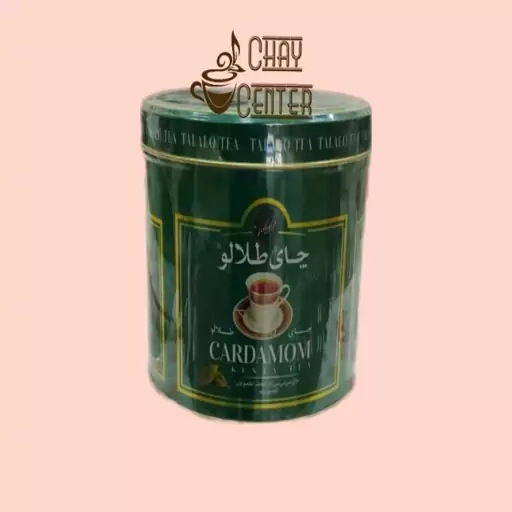 چای طلالو سی تی سی کنیا معطر طعم هل کله مورچه قوطی فلزی گرد سبز 450 گرمی