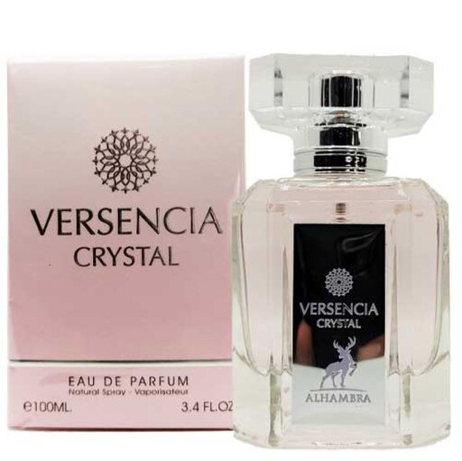 ادو پرفیوم زنانه ورساچه کریستال الحمبرا مدل Versencia Crystal حجم 100 میلی لیتر
