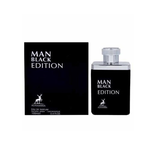 ادو پرفیوم مردانه مون بلان لجند الحمبرا مدل Man Black Edition حجم 100 میلی لیتر