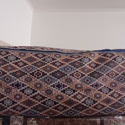 کاور جاجیم ضد آب رختخواب سایز 8 طول 120 عرض50 ارتفاع 50 پارچه جاجیم استر شده با برزنت ضد اب