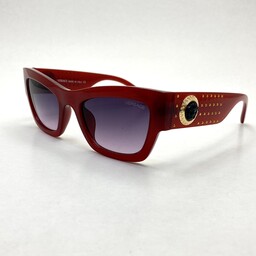 عینک آفتابی ورساچه VERSACE قرمز به همراه کاور پارچه ای و دستمال مخصوص