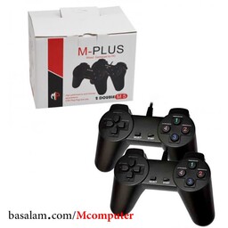 دسته بازی کامپیوتر دوبل ساده ام پلاس M-Plus M5