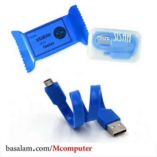 کابل شارژ میکرو شکلاتی Micro USB مخصوص پاوربانک ، کابل شارژ پاوربانکی