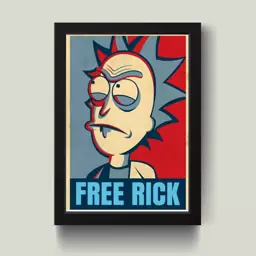 تابلو مدل Rick and morty کد G6-14