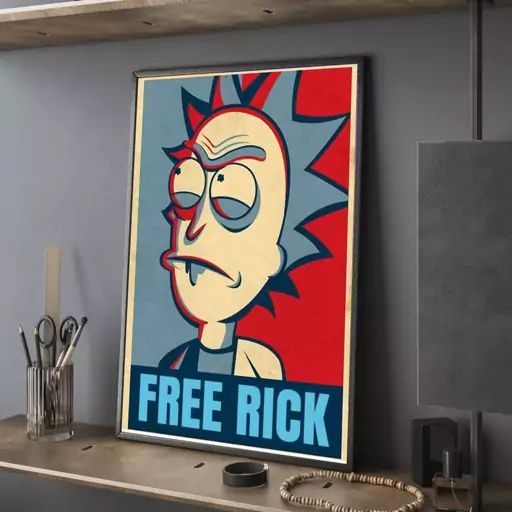 تابلو مدل Rick and morty کد G6-14