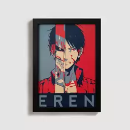  تابلو مدل اتک آن تایتان ارن attack on titan eren BL006