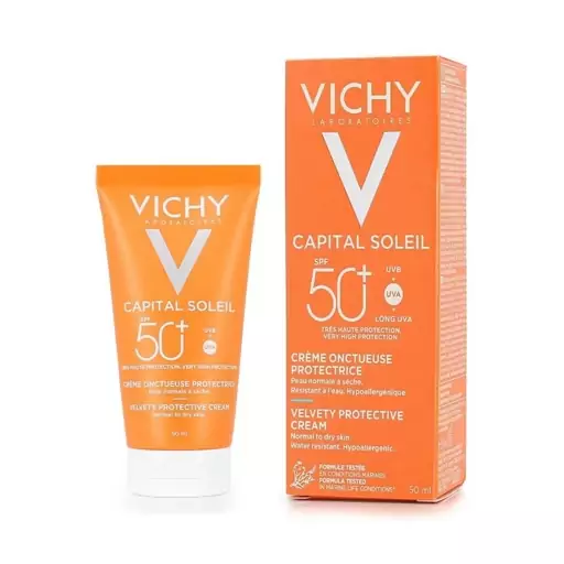 ضد آفتاب و ضد چروک پوست نرمال تا خشک ویشی VICHY Capital Soleil SPF 50 Normal to dry skin