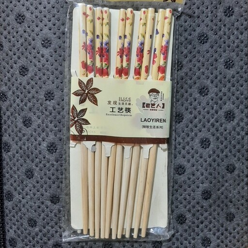 چاپستیک چوب غذای خوری بامبو مخصوص سرو انواع غذاهای چینی وکره ای فروش به صورت جفتی