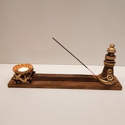 جاعودی و جاشمعی چوبی مدل فانوس دریایی(خرید مستقیم از تولیدکننده)