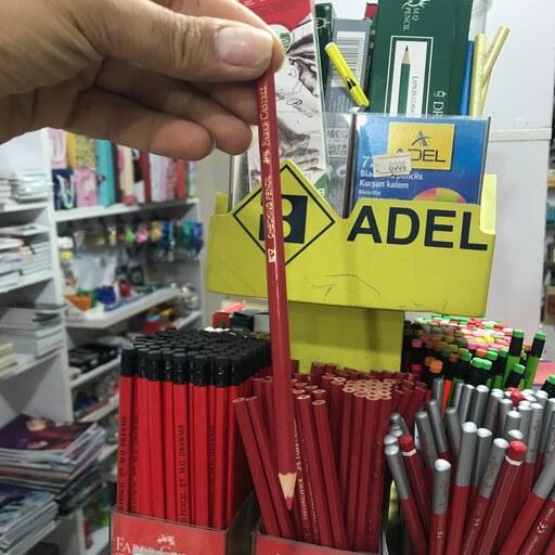 مداد قرمز فابرکاستل بسته دو عددی