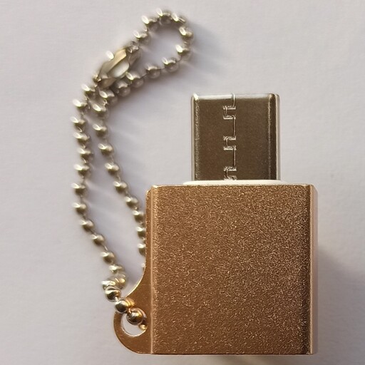او تی جی تایپ سی Otg USB 3 Type C طلایی - پس کرایه